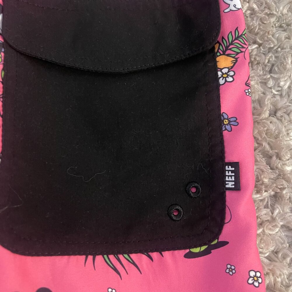 Disney x Neff Pink Mickey Tropical Swim Trunks S - Picture 7 of 9